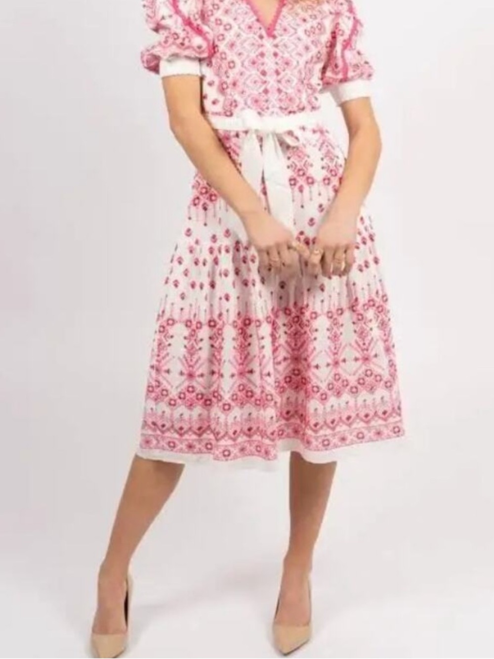 Hale Bob LOGAN Embroidered, Boho Coquette; Farm Cottagecore
